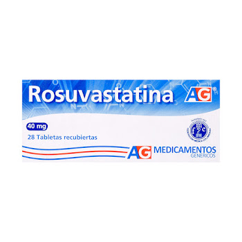 Rosuvastatina AG 40 mg Caja x 28 Tabletas  