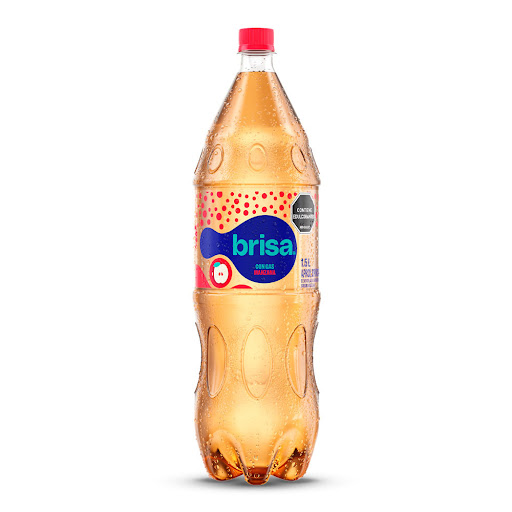Agua Brisa Con Gas Sabor Manzana Botella x 1.5 Lt