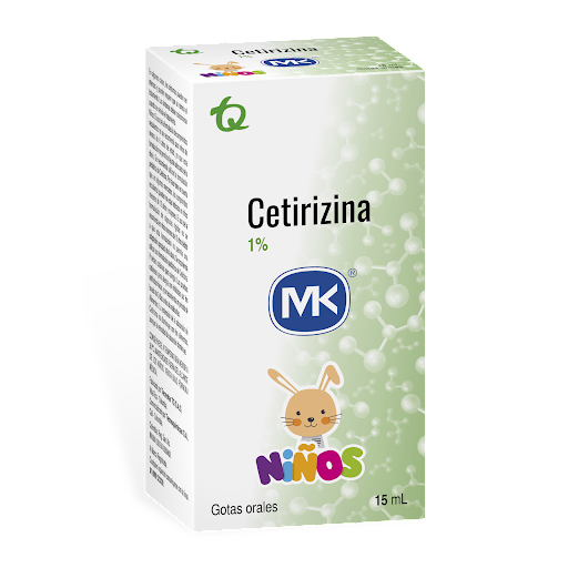 Cetirizinna Niños MK 1% Gotas Frasco x 15 ml