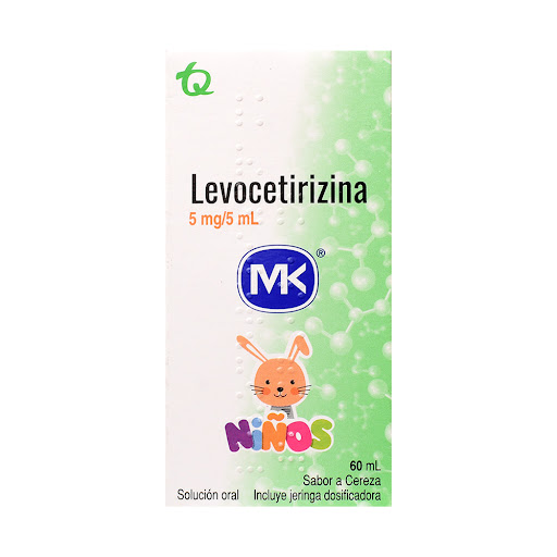 Levocetirizina 5mg/5ml MK Caja x 60 ml