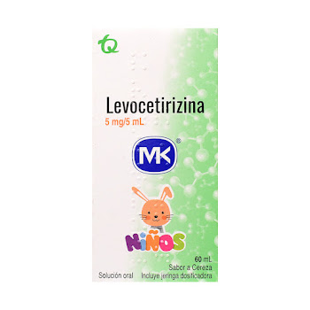Levocetirizina 5mg/5ml MK Caja x 60 ml  