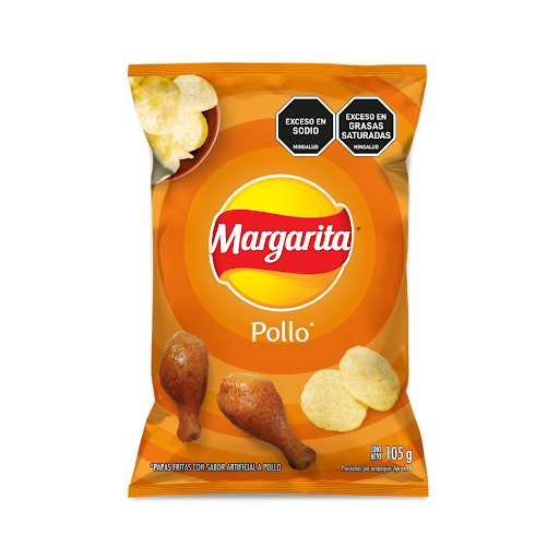 Pasabocas Margarita Papas Fritas Pollo x 105 gr