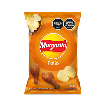 Pasabocas Margarita Papas Fritas Pollo x 105 gr  