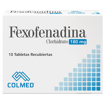 Fexofenadina Clorhidrato 180 mg Colmed x10 Tabletas  