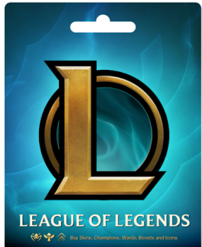 Tarjeta Recarga Riot League of Legends  