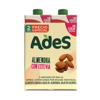 Bebida Ades Almendra Original Duopack x 946 ml  