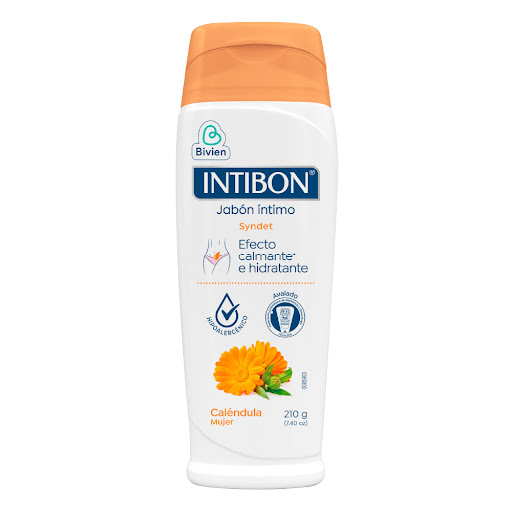 Jabón Íntimo Intibon Caléndula Mujer Frasco x 210 gr