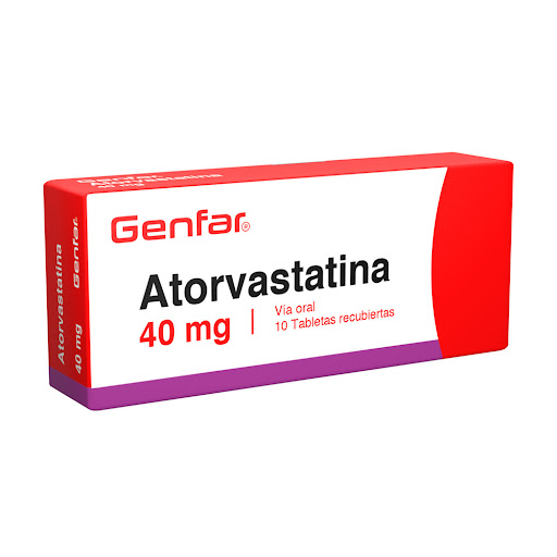 Atorvastatina Genfar 40 mg Caja x 10 Comprimidos