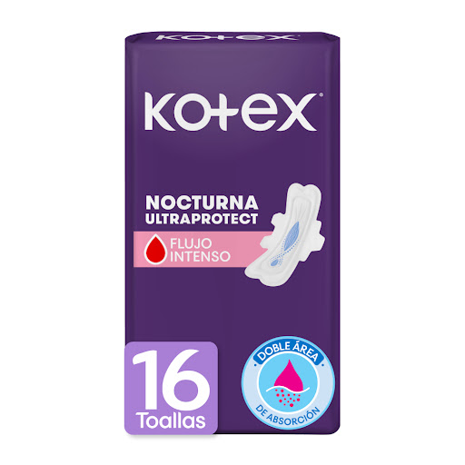 Toallas Femeninas Kotex Nocturna x 16 und