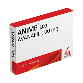 Anime Avanafil 100 mg Legrand Caja X 4 Tabletas  