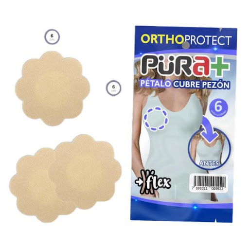CUBRE PEZON PURA  x 1 Cubre pezón adhesivo reutilizable, fabricado en silicona de grado médico, hipoalergénico y ultra delgado. Diseñado para brindar discreción y comodidad bajo cualquier tipo de prenda, especialmente ropa