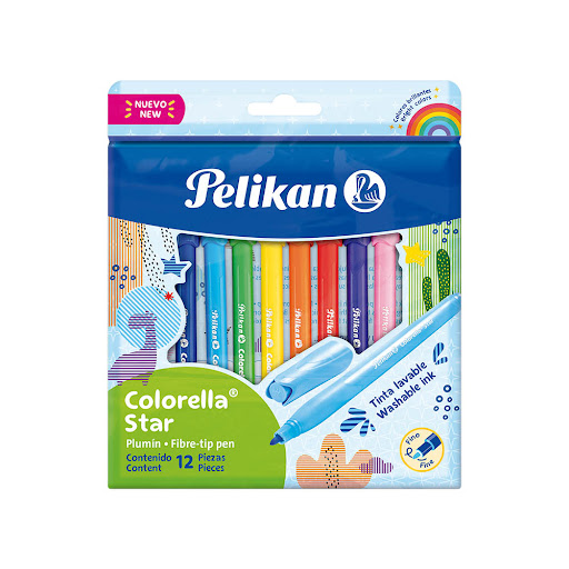 Plumones Pelikan Corollera Star Caja x 12 und