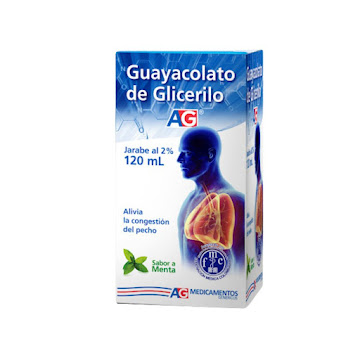 Guayacolato De Glicerilo AG 2% Jarabe Frasco x 120 ml  