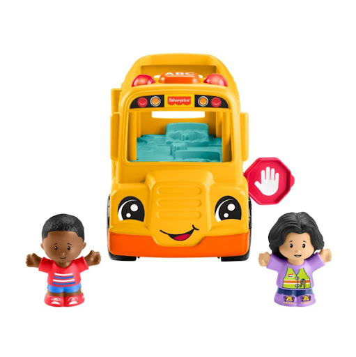 Fisher Price Little People Camión De La Escuela Mediano Little People  x 1 Incluye un autobús escolar con espacio para figuras y ruedas móviles. El diseño está inspirado en un autobús clásico y cuenta con detalles interactivos que estimulan el aprendizaje.