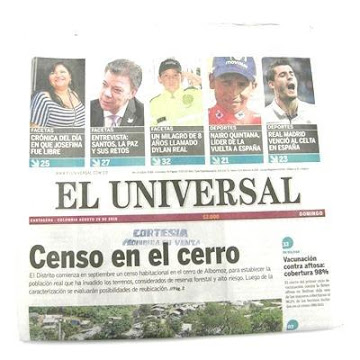 PERIODICO EL UNIVERSAL EDICION DOMINGO X 1 UND  