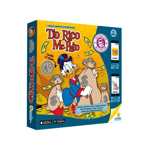 Juegos de Mesa Monopolio Tio Rico Pequeño Ronda Ronda Caja x 1 Se rico, muy rico tanto y más que Tio Rico, con propiedades, casas y castillos buena renta y muchos pesos en efectivo.