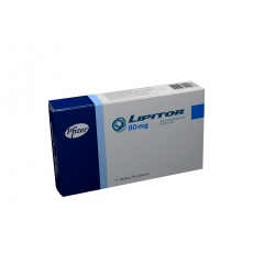 LIPITOR 80MG TABLETAS CAJA X14TAB. PFIZER ATORVASTATINA               