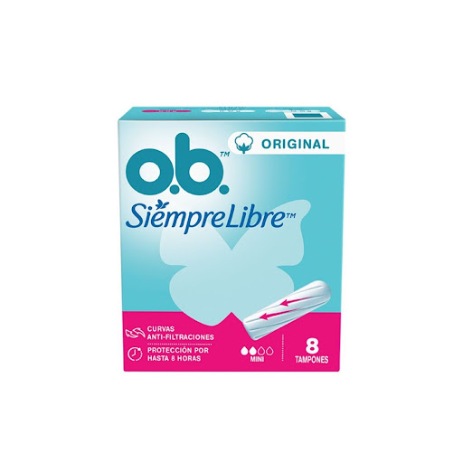 Tampones O.B.Pro Comfort Mini Facil De Colocar Caja x 8 und