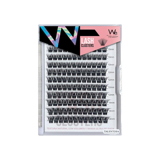 Pestañas postizas Cluster we cosmetics Talentosa We cosmetics unidad x 120 Atrévete y conoce nuestra referencia Pestañas We - Lash Clusters - Talentosa