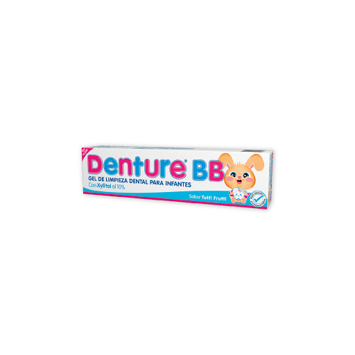 Gel Dental Denture Bb Sin Flúor Tutti Frutti x 30 gr