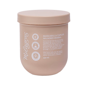 Mascarilla Capilar Milagros Milagro Herbal x 450 ml  