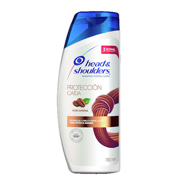 Shampoo Head & Shoulders Protección Caída Con Cafeína Frasco x 700 ml undefined