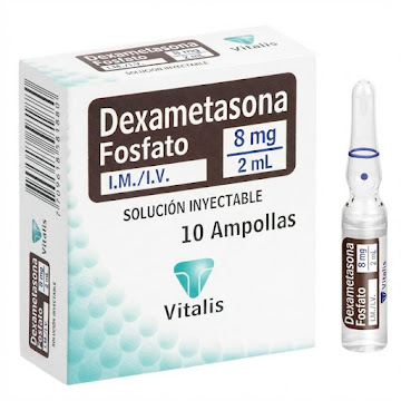 Dexametasona 8mg/2ml Vitalis Caja x 10 Ampollas   