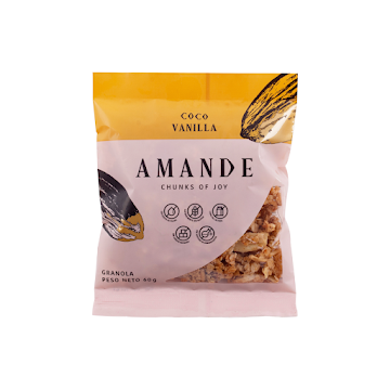 Mini Granola Amande Coco Vainilla Paquete x 60 g   