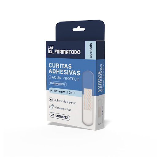 Curitas Adhesivas Aqua Protect Farmatodo x 20 Unds