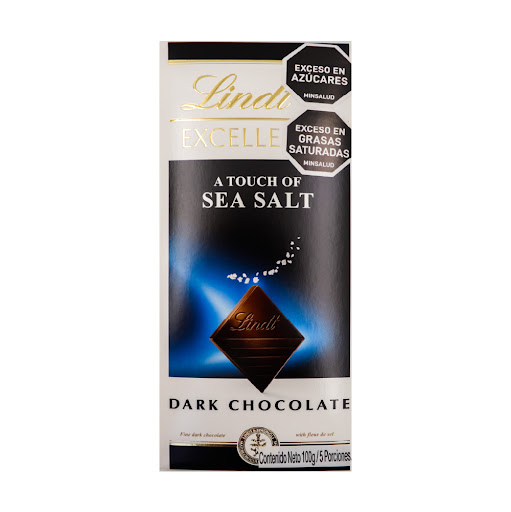 Tableta Chocolate Negro Fino Darksalt Lindt x 100 gr