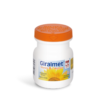 Giralmet Vitamina D3 + Magnesio 1000 UI Siegfried Frasco x 30 Tabletas  