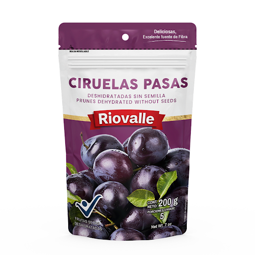Ciruela Pasa Sin Semilla Riovalle Megamarket Bolsa x 1