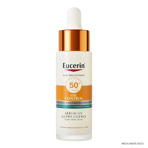 Protector Solar Eucerin Sun Face Oil Control Serum Uv Fps 50 Frasco x 30 ml