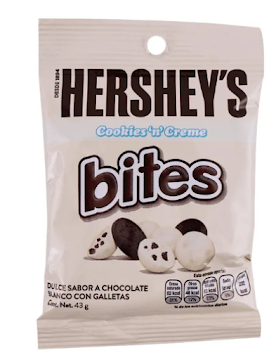Chocolate Hersheys Bites Cookies And Cream x 43 gr  