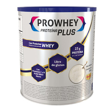 Proteína Prowhey Plus Sabor Natural Tarro x 320 gr  