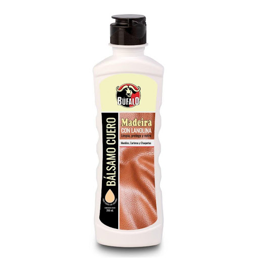 Of. Bálsamo cuero Búfalo X 200 cm³ gratis paño BÚFALO Frasco x 1 Und 
