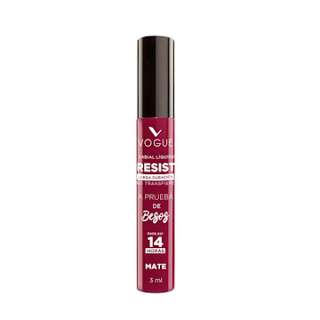 Labial Líquido Vogue Resist Valiente x 3 ml  