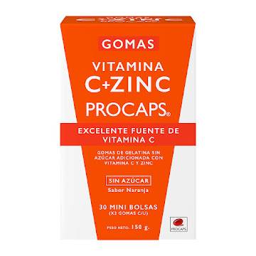Procaps Gomas Vitamina C + Zinc Caja x 30 Sobres  