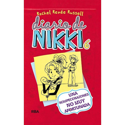 Diario De Nikki 6: Una Rompecorazones No Muy Afortunada Rba Libro x 1.0 Diario de Nikki 6: Una rompecorazones no muy afortunada   Autor: Rachel Renee Rusell ISBN: 9788427204447 Editorial: Molino Número de páginas: 352 Encuadernación: Tapa Dura Formato: 13,7 x 20,3 cm   Ni