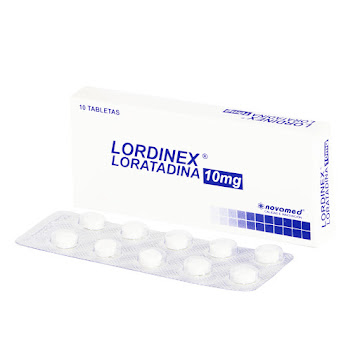 Lordinex Loratadina 10 mg Novamed Caja x 10 Tabletas  