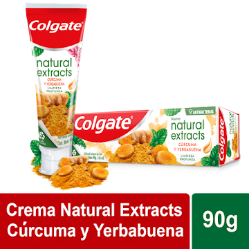 Crema Dental Natural Colgate Natural Curcuma x 90 gr  