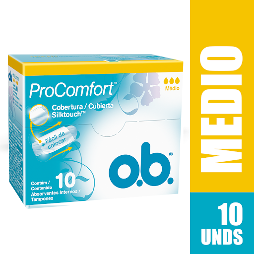 Tampón O.B Digital Medio Pro Comfort x 10 und
