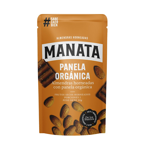 Almendras Horneadas Manata Panela Orgánica x 30 gr