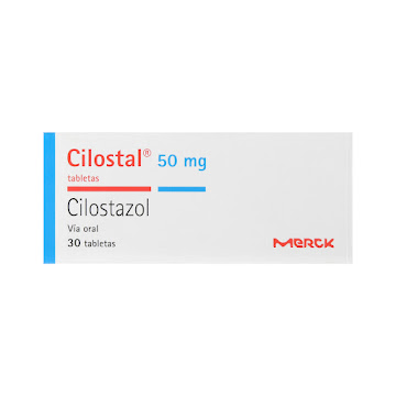Cilostal Cilostazol 50 mg Merck Caja x 30 Tabletas  