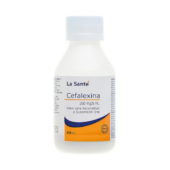 Cefalexina La Santé 250 mg Frasco x 60 ml  