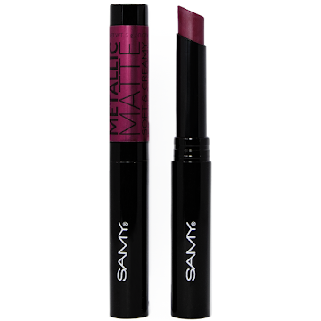 Labial Samy Mate Metal #5 Cherry Spark x 2 gr  