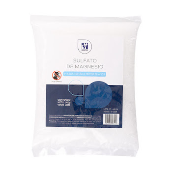 Sulfato De Magnesio Farmatodo Bolsa x 500 gr  