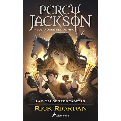 Percy Jackson 7. La Diosa De Tres Cabezas. Rick Riordan Salamandra Libro x 1.0 PERCY JACKSON 7. LA DIOSA DE TRES CABEZA   Percy Jackson, Annabeth Chase y Grover Underwood se embarcan en una nueva aventura: ¡conseguir que Percy entre en la universidad!  Desde hace tres gloriosas 