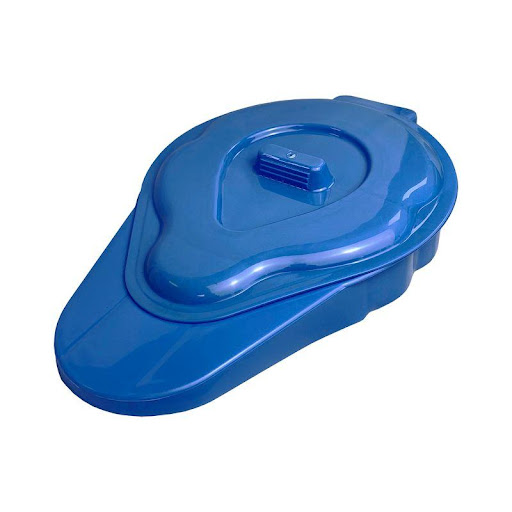 Pato Recovery Tipo Fractura 10563 Azul RECOVERY  x 1 Es un recipiente ergonómico diseñado para facilitar la higiene de pacientes con movilidad reducida. Su forma adaptada permite un uso cómodo y seguro en situaciones de recuperación.