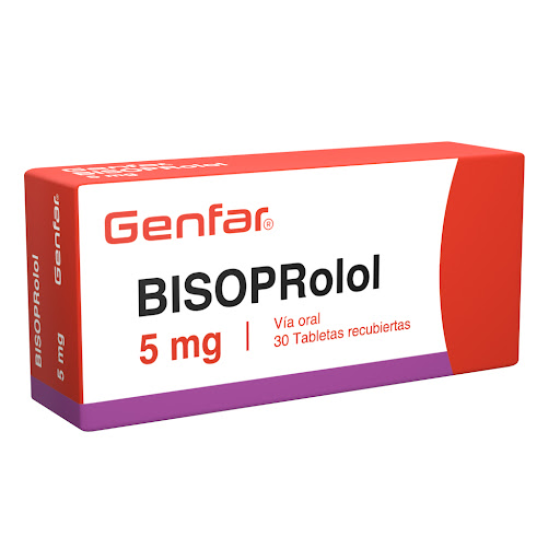 Bisoprolol Genfar 5 mg x 30 Tabletas